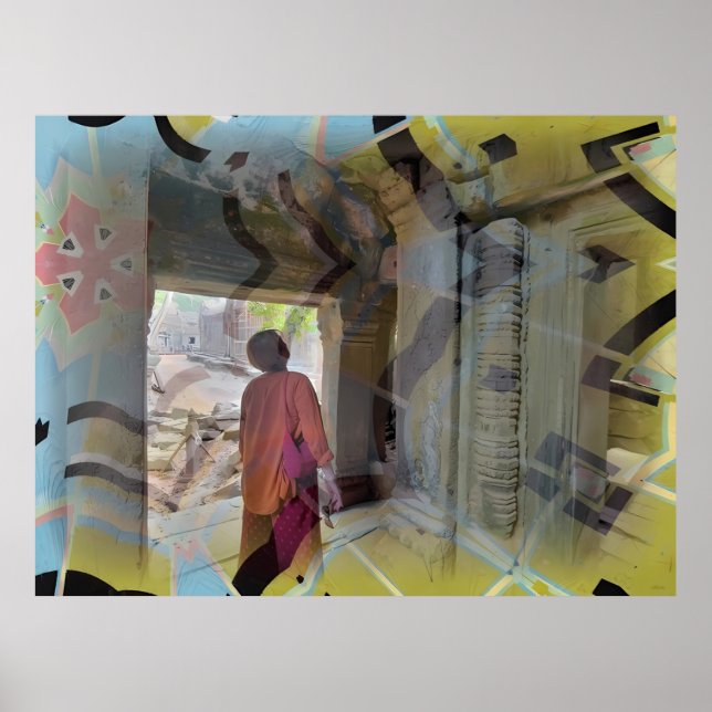 Marie at the Doorway - Ken Gauge Art Poster (Front)