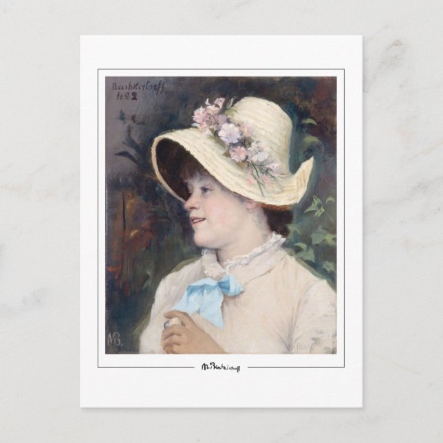 Marie Bashkirtseff #6 - Fine Art Postcard (Front)