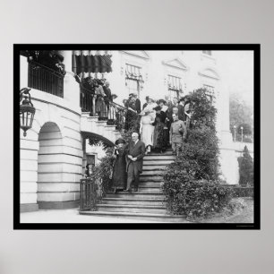 Marie Curie and President Harding 1922 Poster