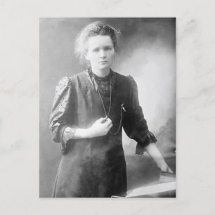 Marie Curie historical photo Postcard