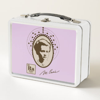 Marie Curie - Lavender Metal Lunch Box
