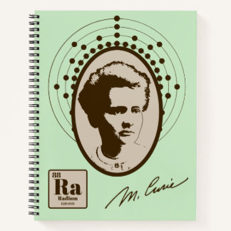 Marie Curie - Mint Notebook