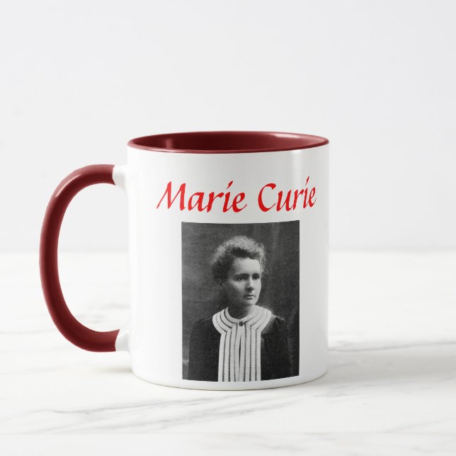 Marie Curie Portrait Mug (Left)