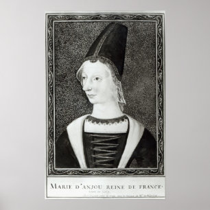 Marie d'Anjou  Queen of France Poster