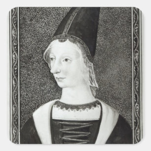 Marie d'Anjou  Queen of France Square Sticker