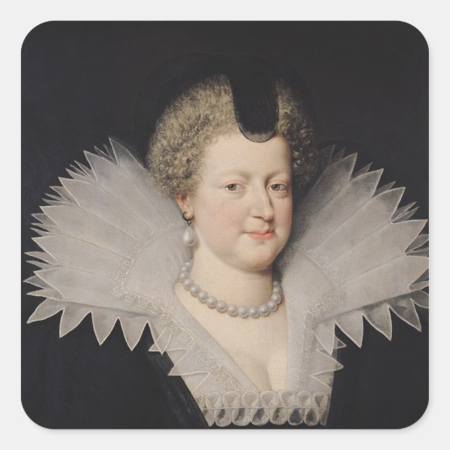 Marie de Medici Square Sticker (Front)