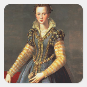 Marie de Medici , wife of Henri IV of France Square Sticker