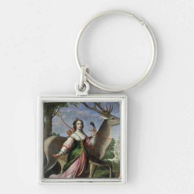 Marie de Rohan-Montbazon  Duchess of Chevreuse Key Ring (Front)