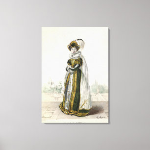 Marie Dorval in 'Marion Delorme' by Victor Canvas Print