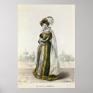 Marie Dorval  in 'Marion Delorme' by Victor Poster