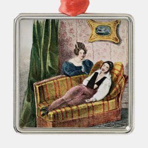 Marie Dorval in the role of Adele d'Hervey Metal Tree Decoration