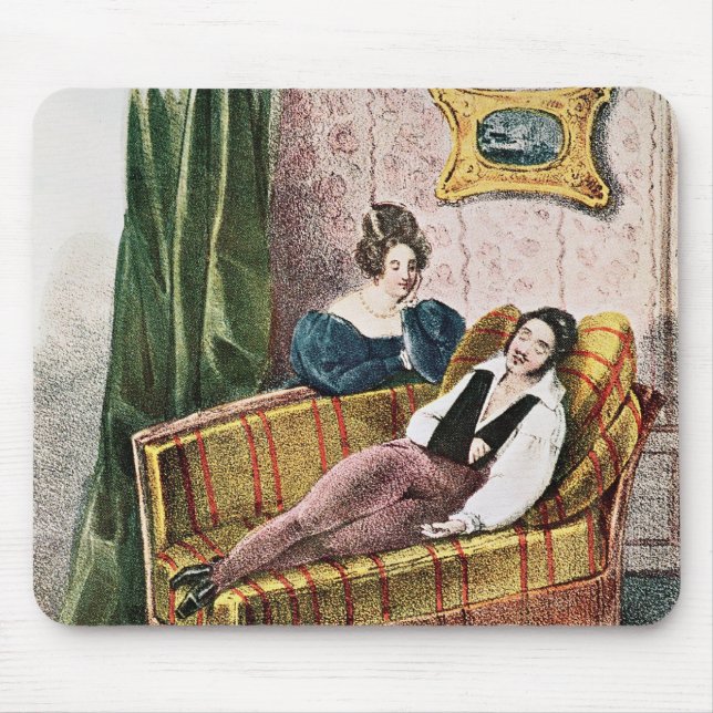 Marie Dorval  in the role of Adele d'Hervey Mouse Mat (Front)