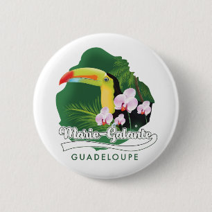 Marie Galante Guadeloupe logo 6 Cm Round Badge