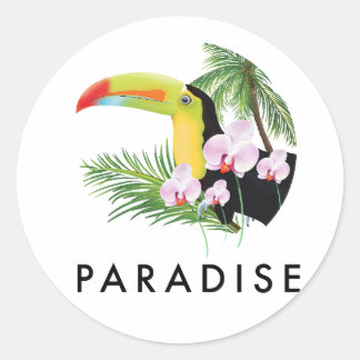 Marie Galante Guadeloupe logo Classic Round Sticker