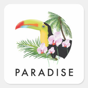 Marie Galante Guadeloupe logo Square Sticker