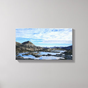 Marie Lake from High Above- John Muir Trail Canvas Print