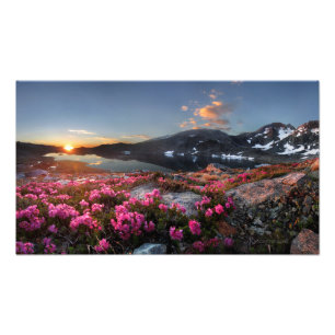 Marie Lakes Sunrise 2 - John Muir Trail - Sierra Photo Print
