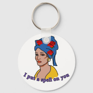 Marie Laveau I Put a Spell On You Key Ring