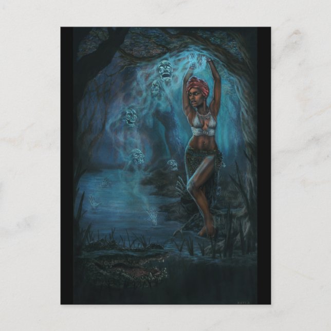 Marie Laveau Postcard (Front)