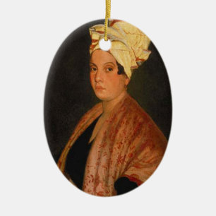 Marie Laveau: The Voodoo Queen Ceramic Tree Decoration