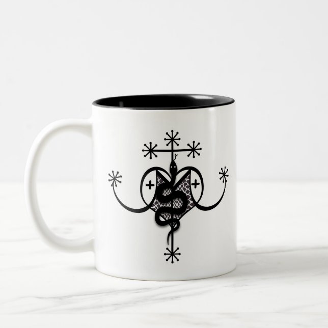 Marie Laveau Veve Mug (Left)