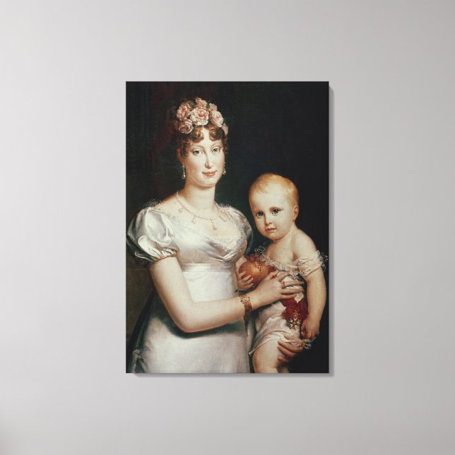 Marie-Louise  of Habsbourg-Lorraine Canvas Print (Front)