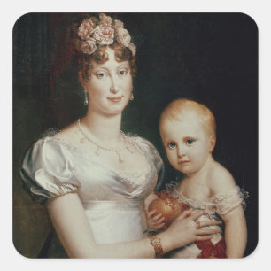 Marie-Louise  of Habsbourg-Lorraine Square Sticker