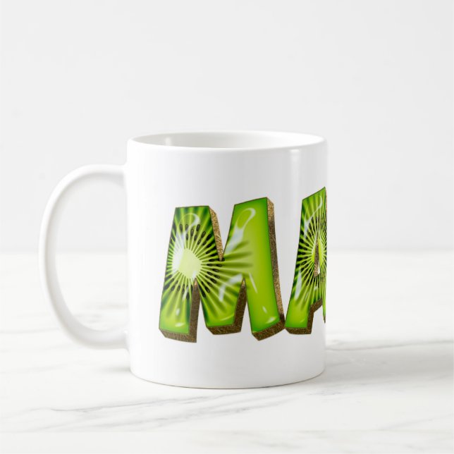 Marie Name Kiwi Style Tasse Teetasse Coffee Mug (Left)