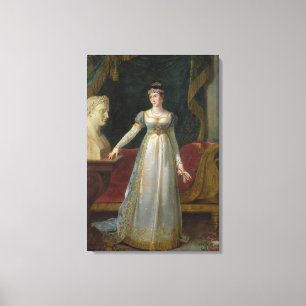 Marie Pauline Bonaparte  Princess Borghese, 1808 Canvas Print