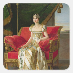 Marie Pauline Bonaparte Princess Borghese, 1808 Square Sticker