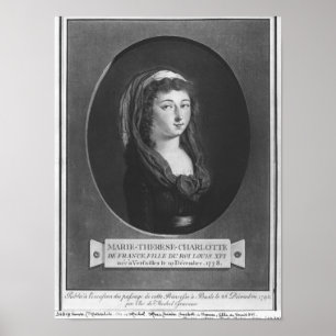 Marie-Therese-Charlotte de France, age 17 Poster