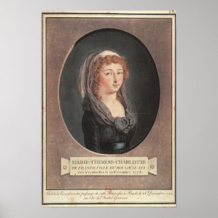 Marie-Therese-Charlotte de France  aged seventeen Poster