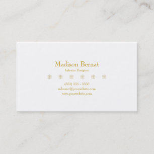 Marie - Yellow Goldenrod Business Card