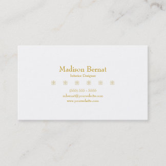 Marie - Yellow Goldenrod Business Card