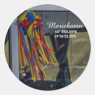 Mariehamn, Åland Classic Round Sticker
