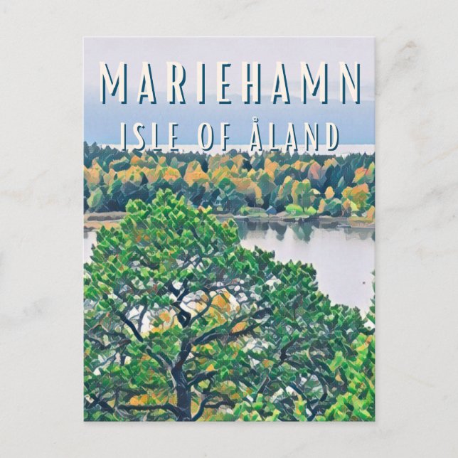 Mariehamn, the city of Åland Islands Postcard (Front)