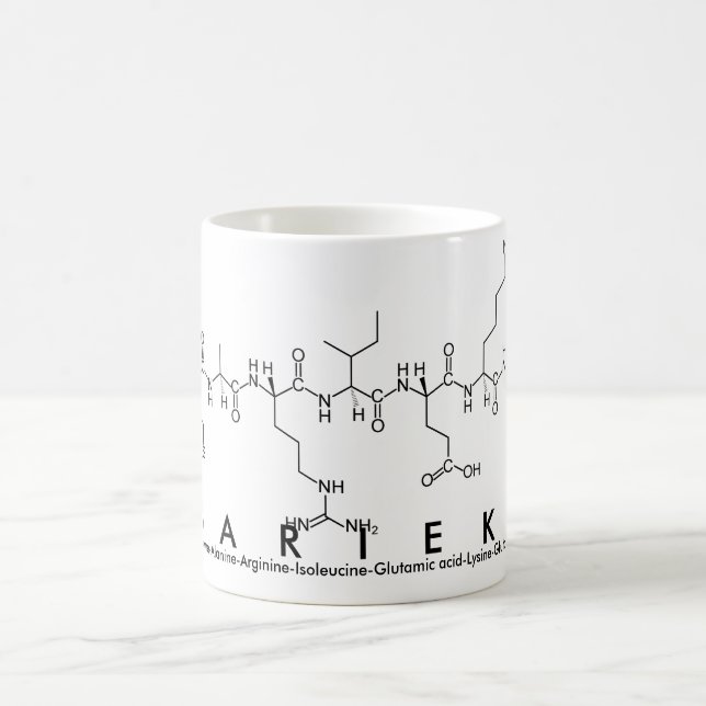 Marieke peptide name mug (Center)