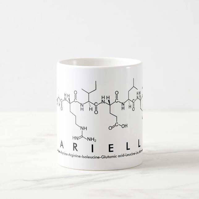 Mariella peptide name mug (Center)