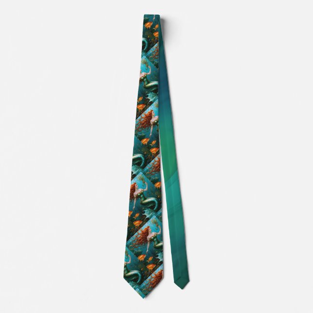 “Marielle” – Beautiful Dancing Mermaid Tie (Front)