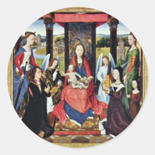 Marienaltar Sir John Donne Of Kidwelly Classic Round Sticker