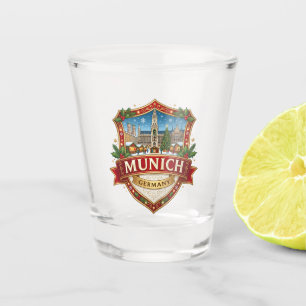 Marienplatz Christmas Market Germany Shot Glass