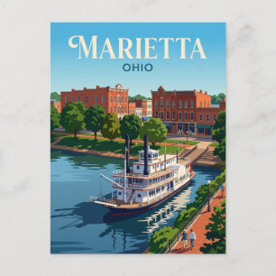 Marietta Ohio Postcard