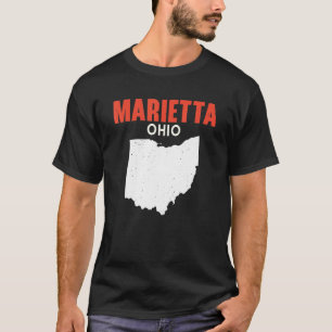 Marietta Ohio USA State America Travel Ohioan T-Shirt