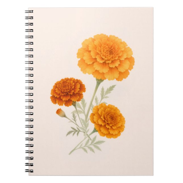 Marigold Bouquet Notebook (Front)