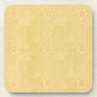 Marigold by William Morris, Vintage Garden Flowers Coaster