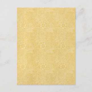 Marigold by William Morris, Vintage Garden Flowers Postcard