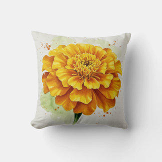 Marigold Flower Pillow