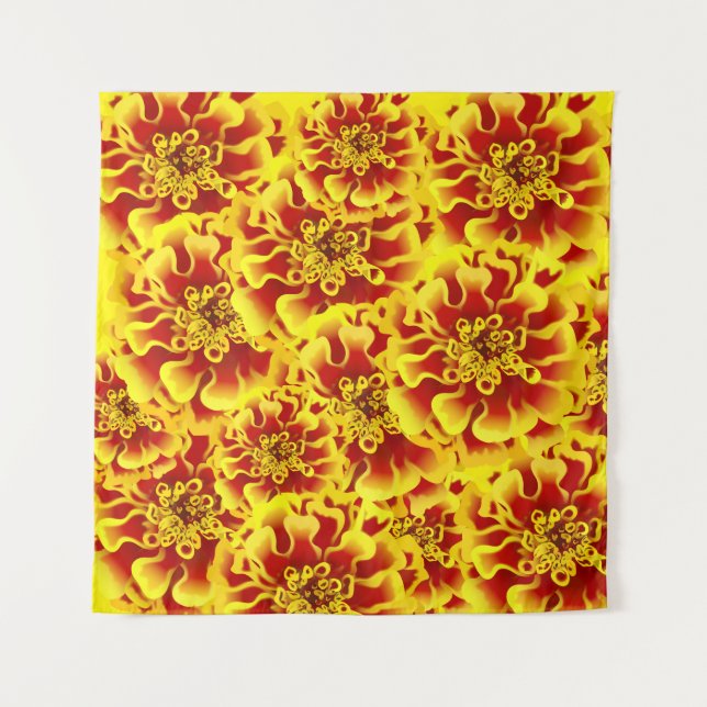 Marigold Flower Tapestry (Front)