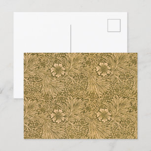 Marigold, Flower Wallpaper by William Morris Postcard