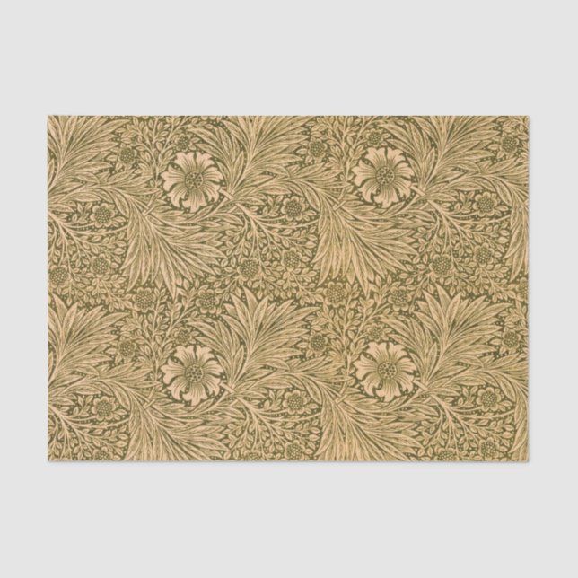 Marigold, Flower Wallpaper by William Morris Tissue Paper (Front)